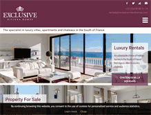 Tablet Screenshot of exclusiverivierahomes.com